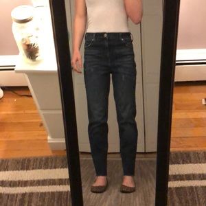 Express high rise girlfriend jeans Size 2